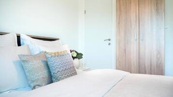 Departamento familiar, vista al mar | Cunas gratuitas, wifi gratis y ropa de cama