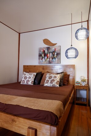 Individually decorated, laptop workspace, free WiFi, bed sheets