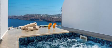 Suite, Hot Tub, Sea View | Terrace/patio