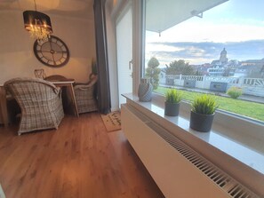 Vue sur la campagne depuis l’hébergement