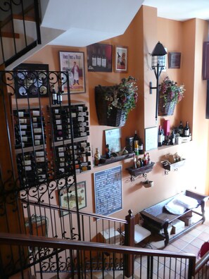 Interior entrance