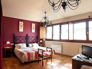 Double Room, 1 Double or 2 Single Beds | Blackout curtains, iron/ironing board, rollaway beds, free WiFi