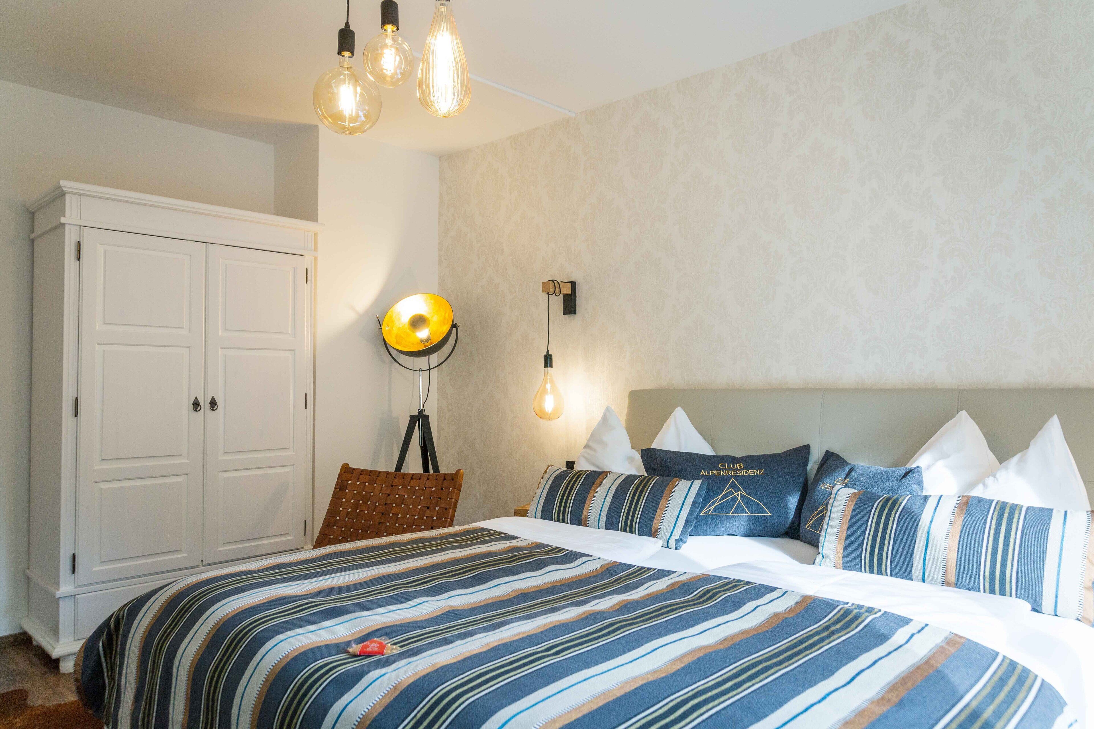 Apartament Deluxe, 2 dormitoris, vistes a la muntanya | Caixa forta a l'habitació, wifi gratuïta i roba de llit 