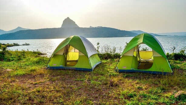 Standard Tent, 1 Twin Bed, Lake View | Lake view - Lonavala Camping & Stay (Mawal)