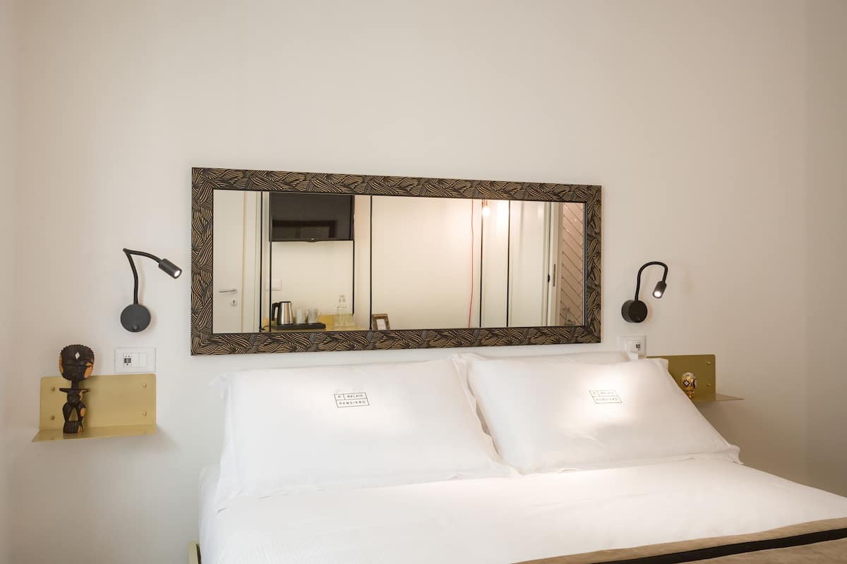 1 habitación y ropa de cama de alta calidad