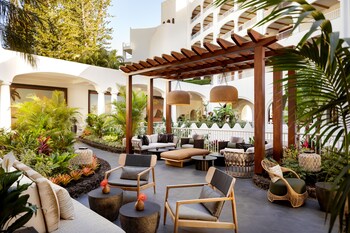 Sitting area in hotel lobby at Fairmont Kea Lani Maui Villa Experience