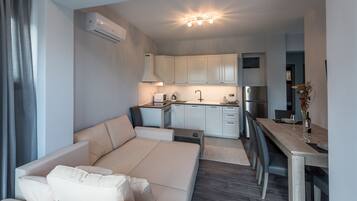 Apartment, 2 Bedrooms, Sea View (Asteria) | Living area