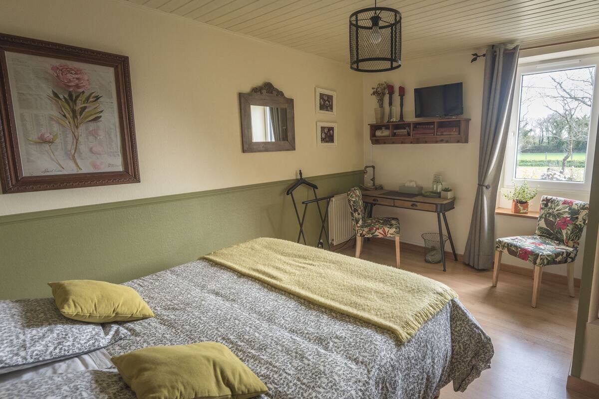 Habitación doble | 1 dormitorio, ropa de cama de alta calidad, colchones viscoelásticos