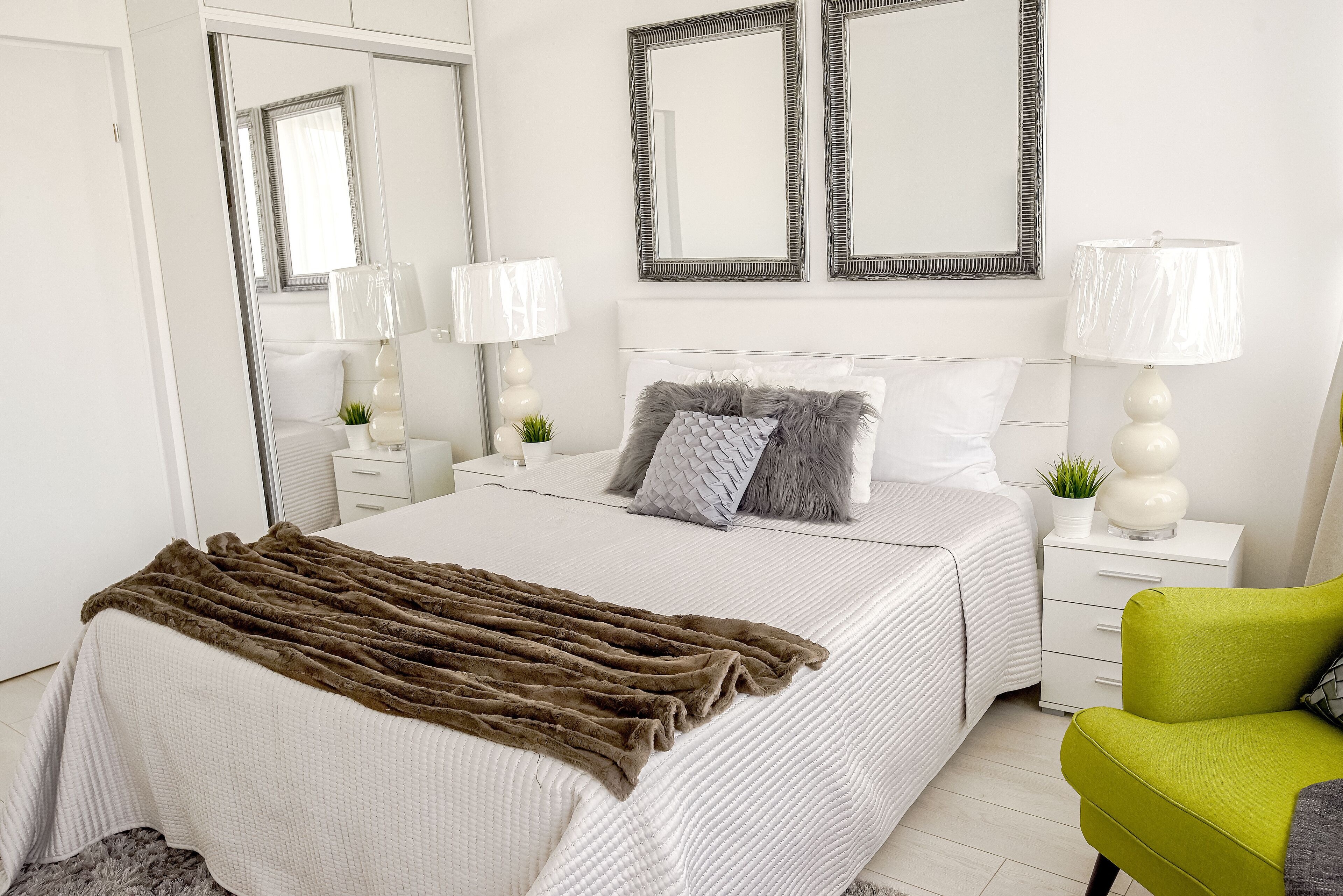 高級公寓, 城市景觀 | 1 間臥室、埃及棉床單、高級寢具、記憶床墊