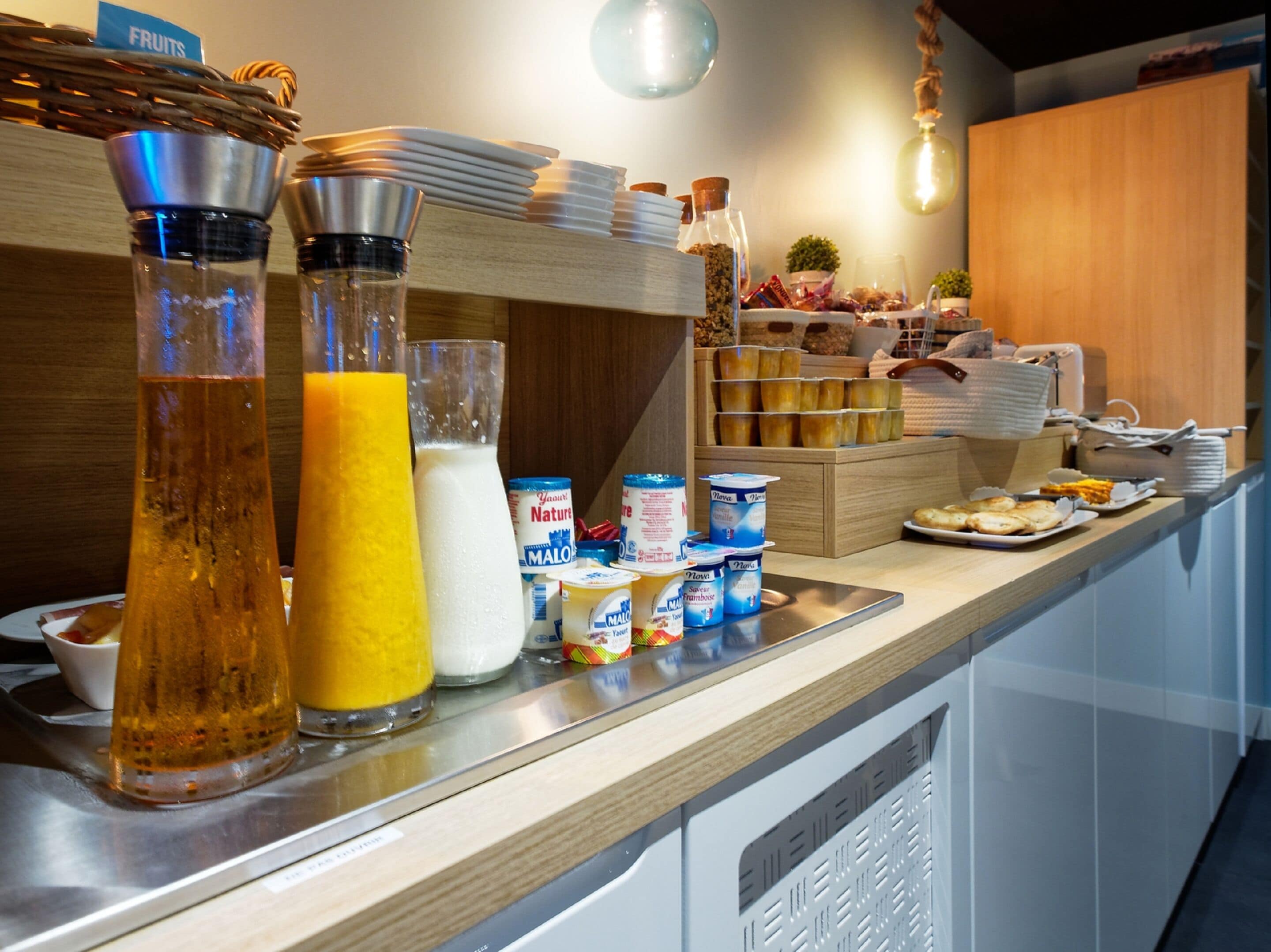 daily buffet breakfast (eur 8.90 per person)