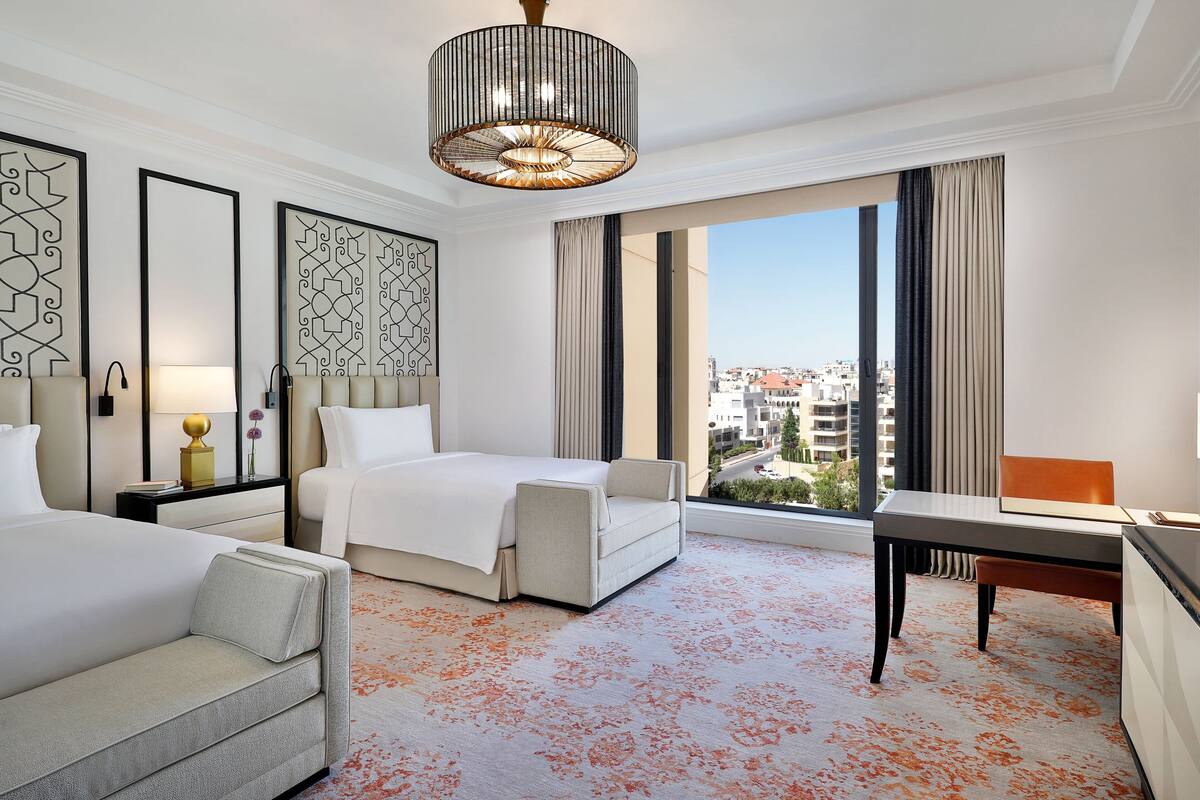 grand room, 2 double beds, non smoking, city view | 1 bedroom, hypo-allergenic bedding, pillow-top beds, minibar