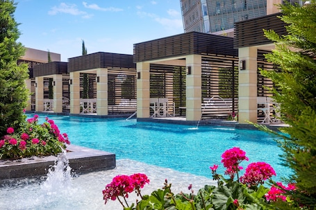 Seasonal outdoor pool. The St. Regis Amman
