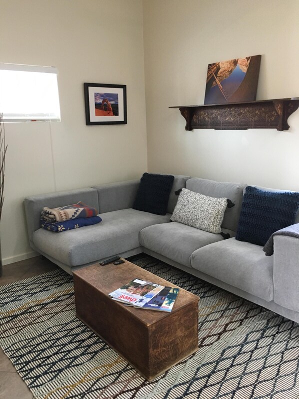 Televisión, chimenea y libros