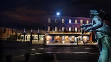 Front of property – evening/night