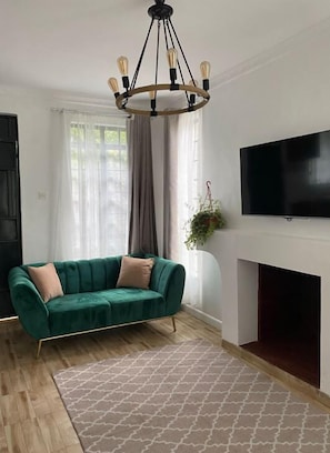 Comfort Villa, 2 Bedrooms | Living area | Flat-screen TV - The Jadav Gardens (Limuru)
