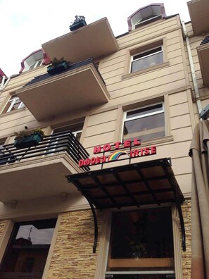 Fassade der Unterkunft
