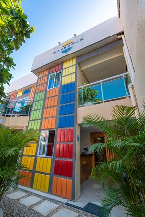 Fassade der Unterkunft