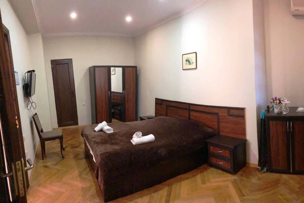 Double Room, City View | Premium bedding, down comforters, pillowtop beds, desk