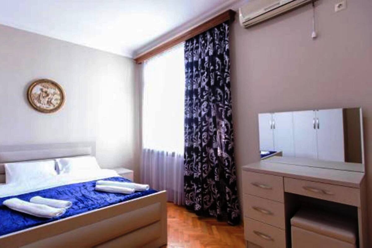Luxury Quadruple Room, City View | Premium bedding, down comforters, pillowtop beds, desk