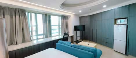 Luxury Double Room, 1 King Bed | Premium bedding, pillow-top beds, individually decorated, desk