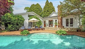 Una piscina riscaldata