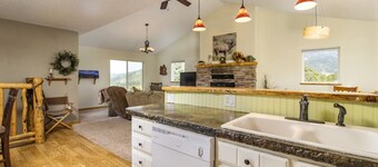 Enjoy Beautiful Mountain Views in all directions at the Mountain Meadow House
