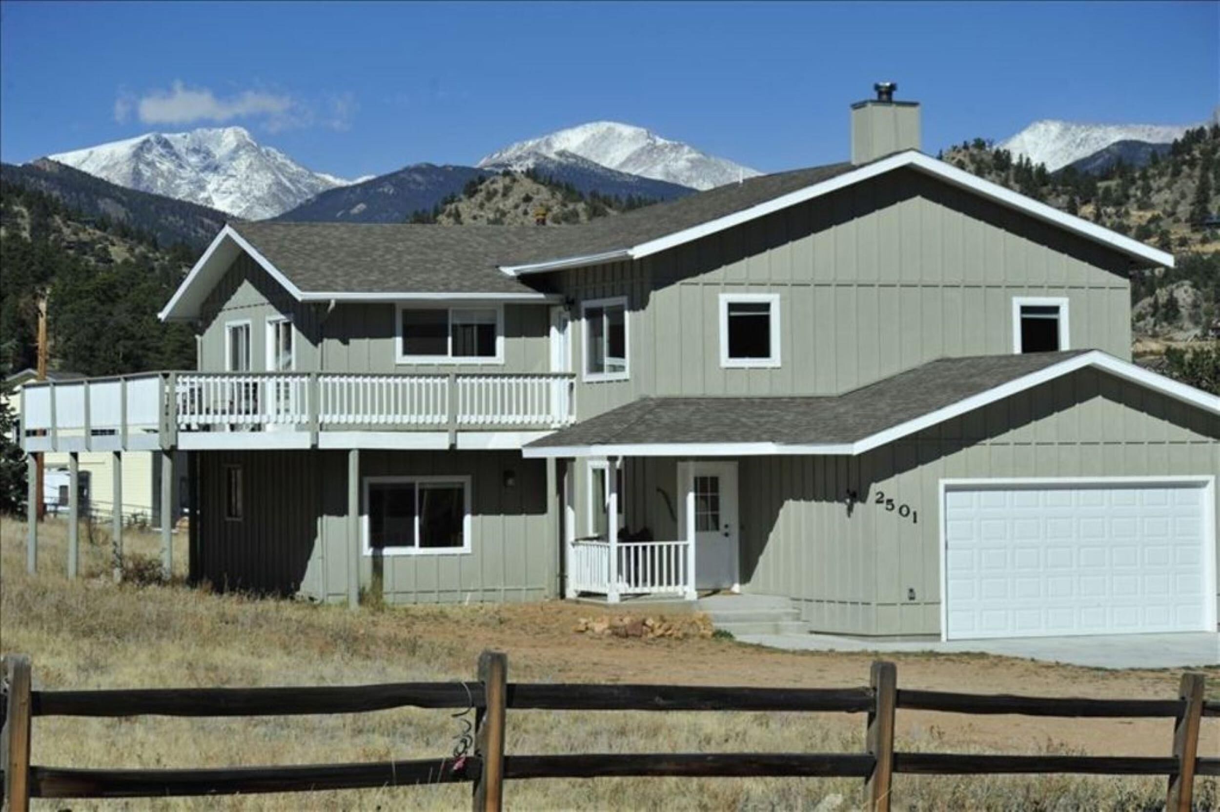 Enjoy Beautiful Mountain Views in all directions at the Mountain Meadow House