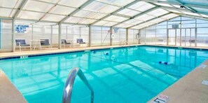 Indoor pool, a heated pool