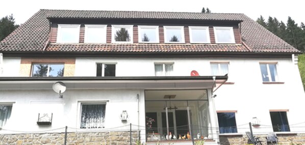 Fassade der Unterkunft