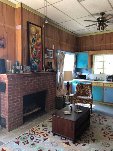 Birds eye view (waterfront cottage )