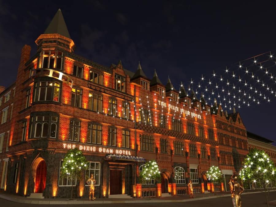 Majoituspaikan julkisivu