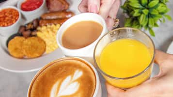 Daily buffet breakfast for a fee