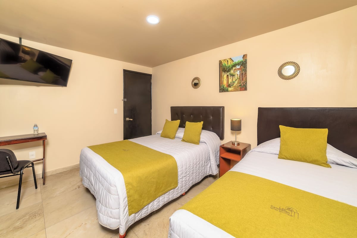 Deluxe Room, Multiple Beds | Desk, iron/ironing board, free WiFi, bed sheets