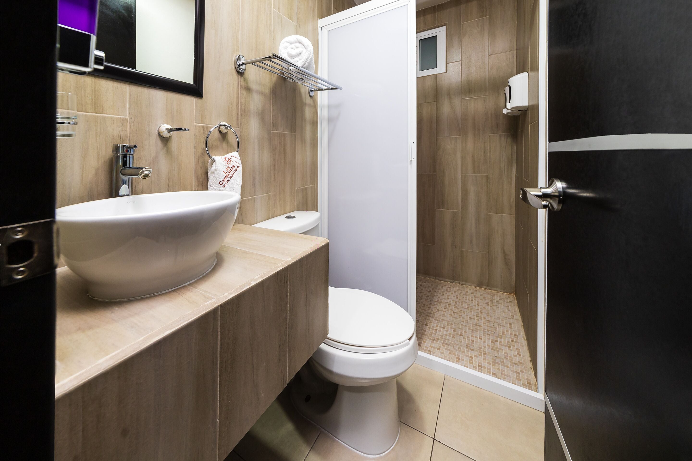 superior room | bathroom | shower, free toiletries, towels, soap