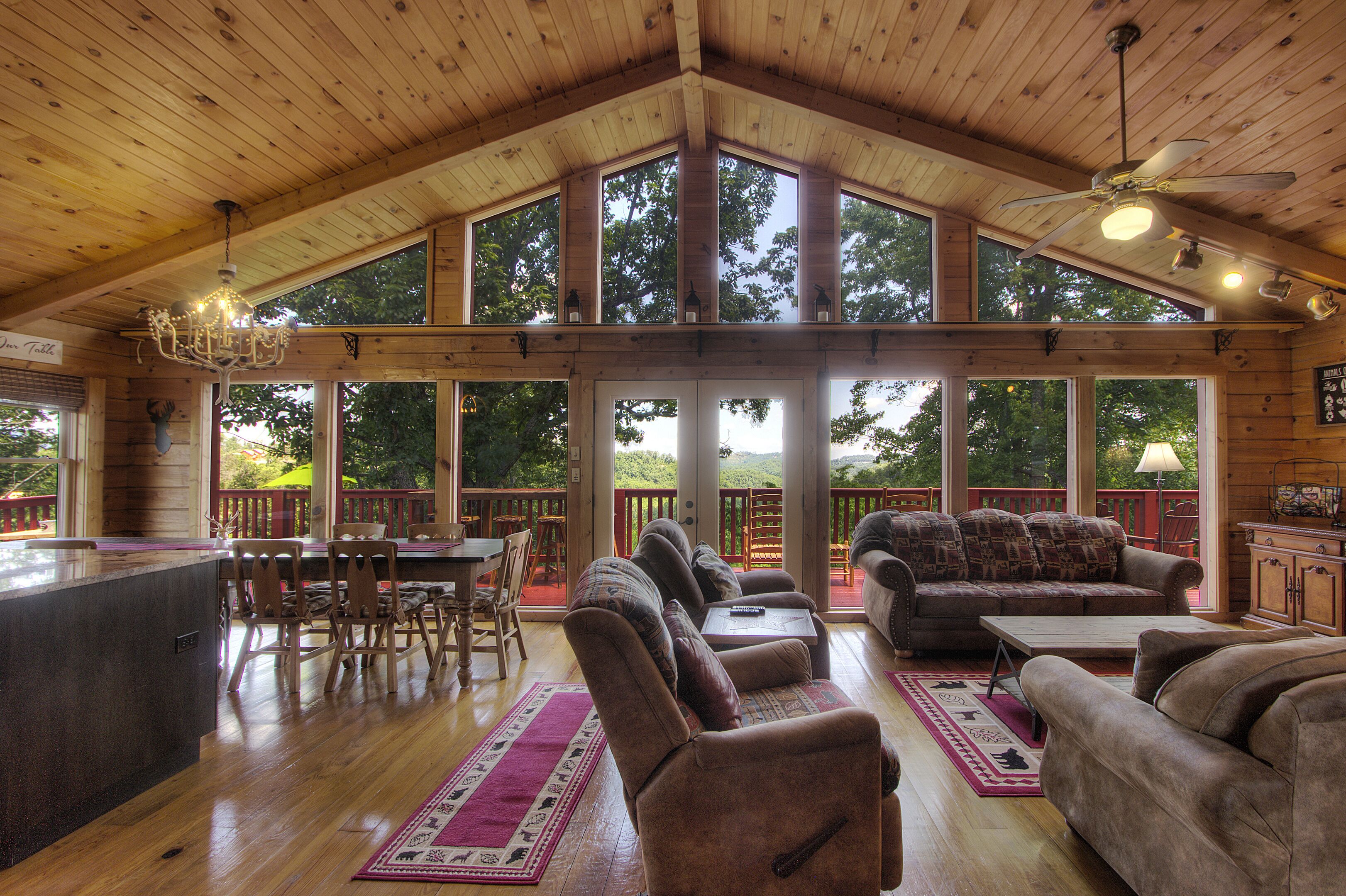 Smart TV, fireplace, video games, foosball