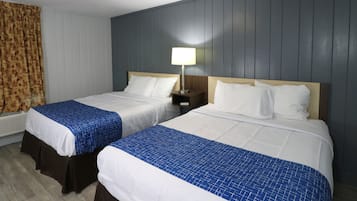 Room, 2 Queen Beds, Non Smoking | Iron/ironing board, free WiFi, bed sheets