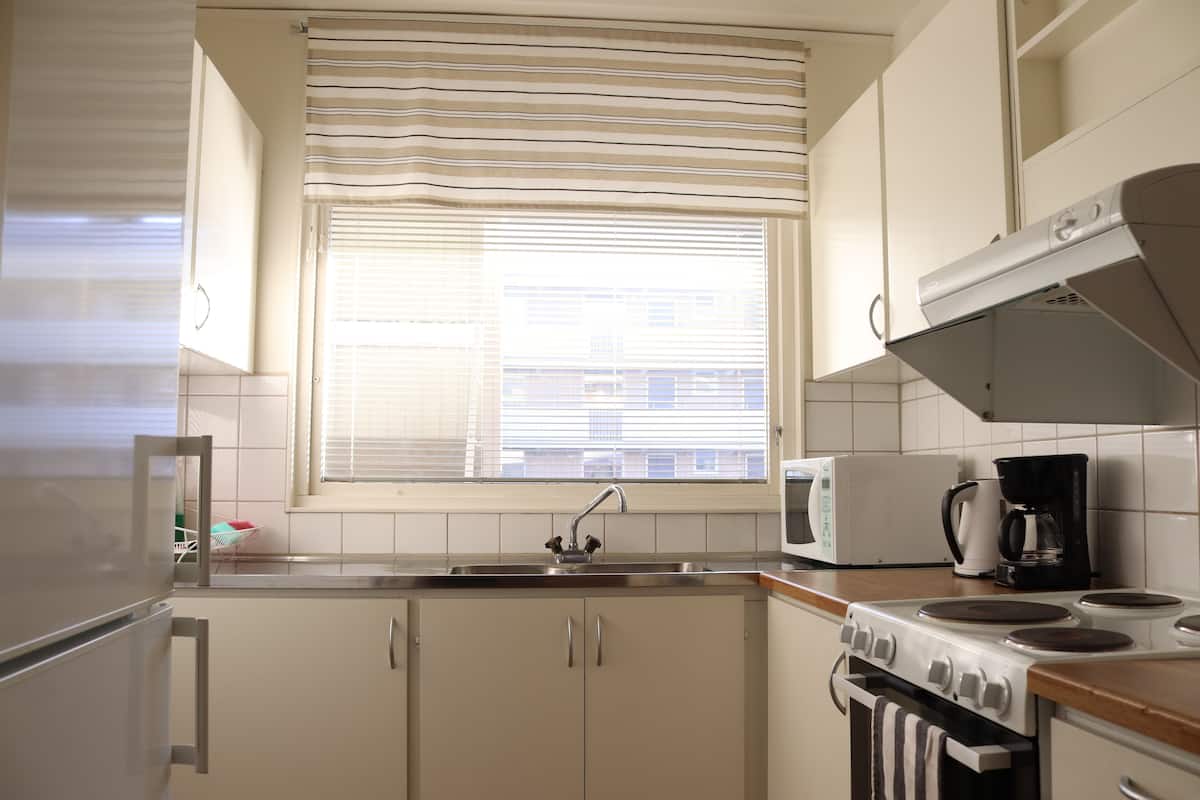 apartment, 2 bedrooms, balcony (with kitchen) | private kitchen | full-sized fridge, microwave, oven, stovetop