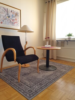 Apartment, Balcony (With Kitchenette) | Individually decorated, individually furnished, desk, blackout drapes - Räddningsskolans lägenhetshotell (Skovde)