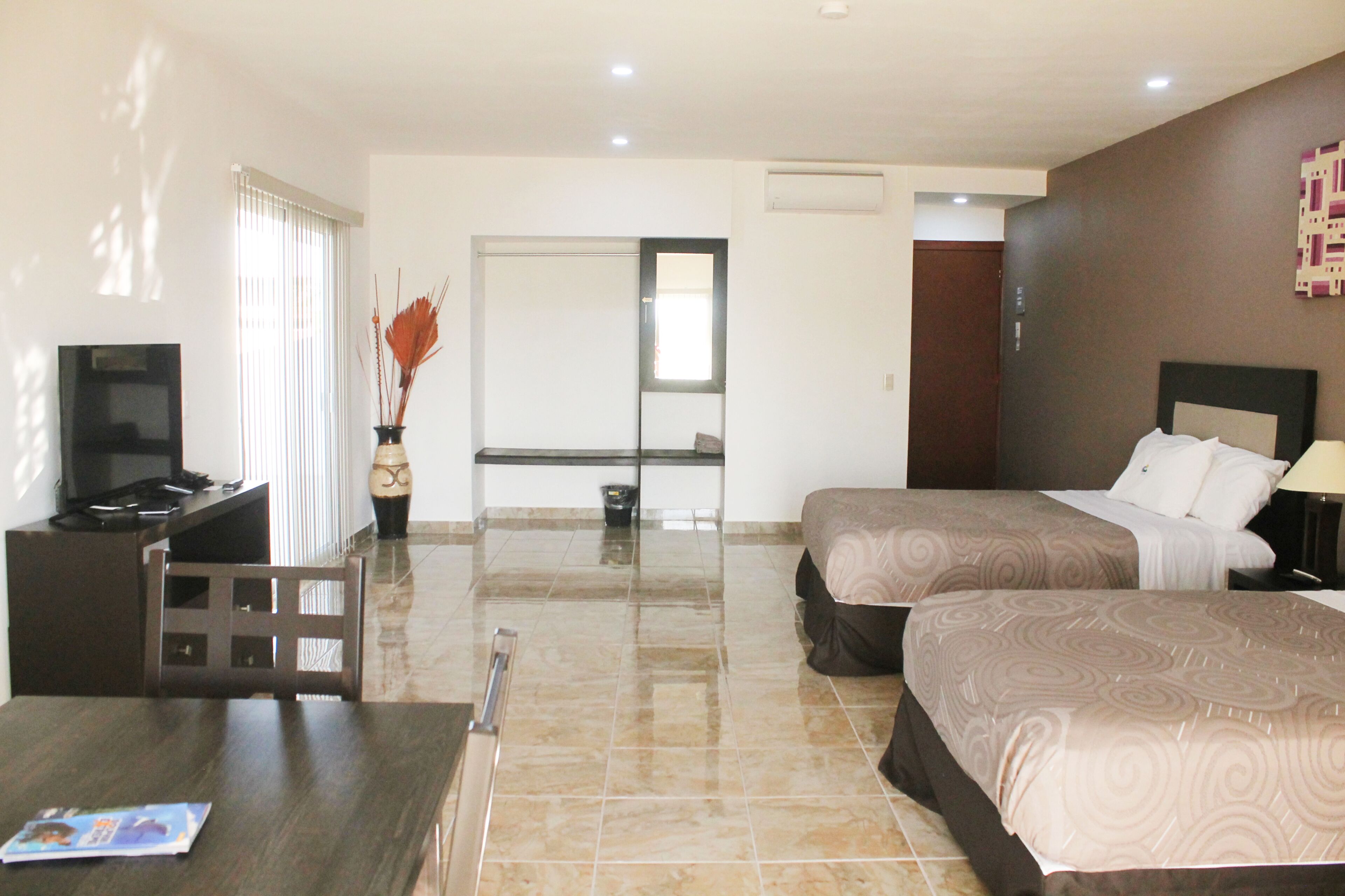 family double room, 2 double beds | 1 bedroom, egyptian cotton sheets, premium bedding, tempur-pedic beds