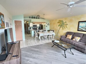 Smart TV, Netflix, DVD player, ping pong