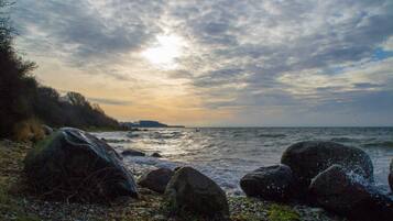 Una spiaggia nelle vicinanze