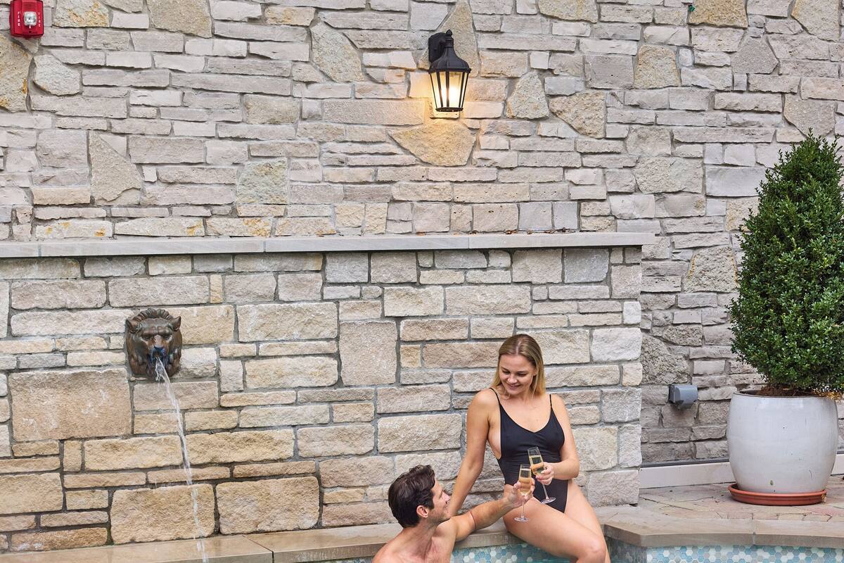 couples treatment room(s), hot tub, steam room, body treatments