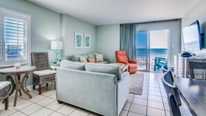 House, Multiple Beds (One-Bedroom Apartment) | Living room - One-bedroom Apartment (Gulf Shores)