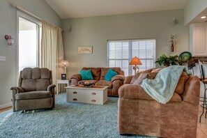 Huis, 1 kingsize bed (Two-Bedroom Apartment) | Woonruimte