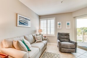 House, Multiple Beds (Two-Bedroom Apartment) | Living area - Two-bedroom Apartment (Orange Beach)