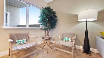 House, Multiple Beds (Two-Bedroom Apartment) | Living area