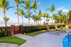 Huis, meerdere bedden (Two-Bedroom House) | Uitzicht op strand/zee