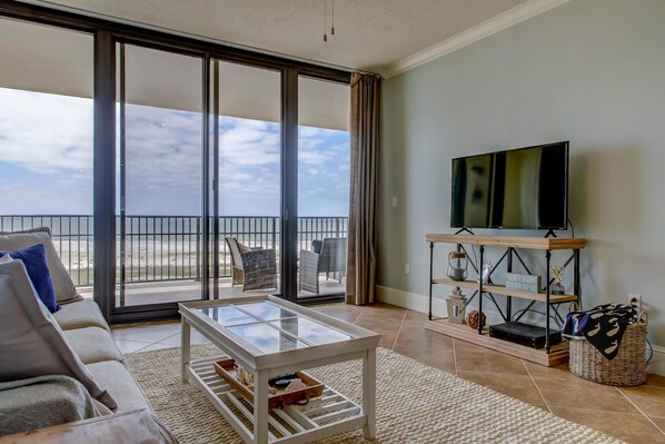 Talo, useita sänkyjä (Two-Bedroom Apartment) | Oleskelualue