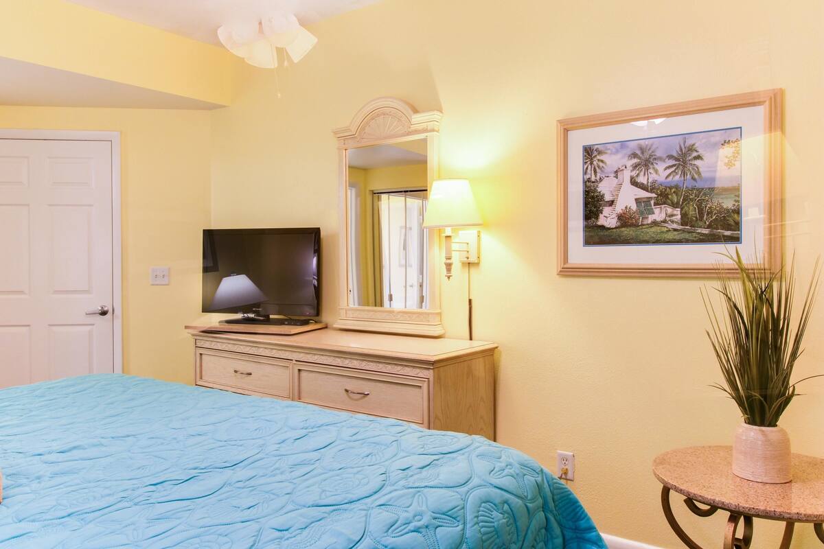 Huis, 1 kingsize bed met slaapbank (One-Bedroom Apartment)