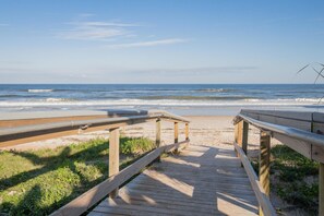 Vue sur la plage/l’océan